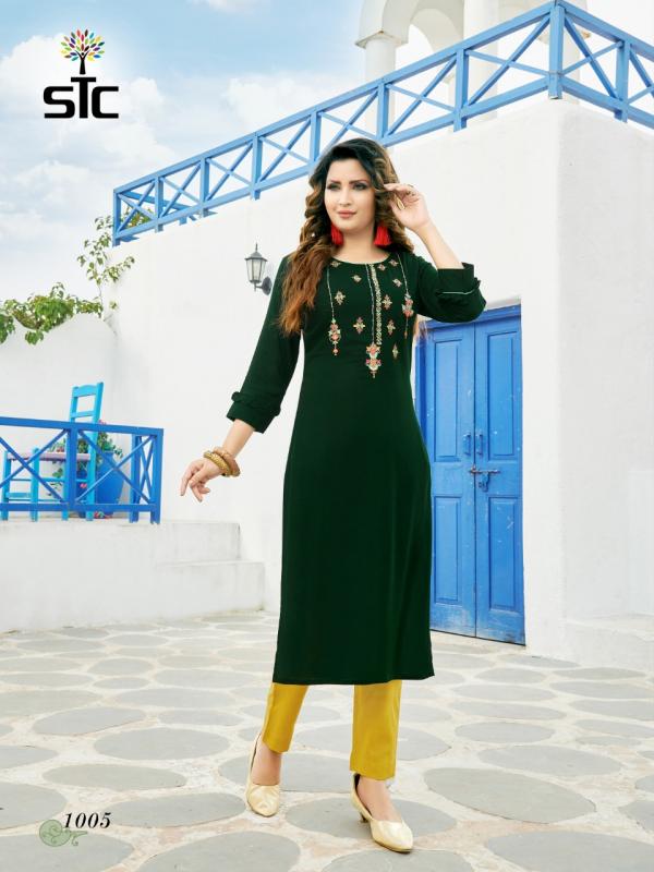 STC Glorious-Rayon-Kurti-With-Bottom